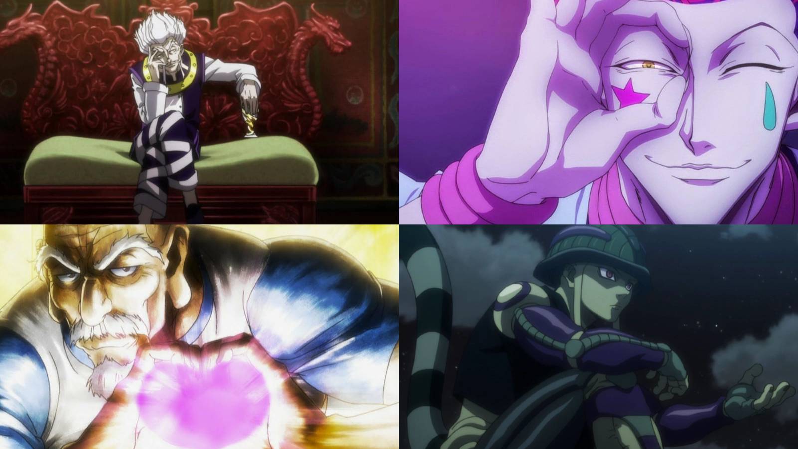 Netero Zeno Meruem and Hisoka 