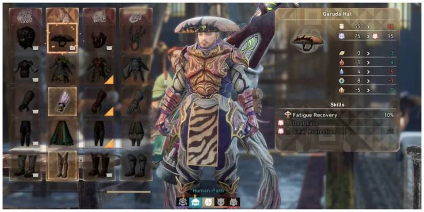 The Garuda Armor Set in Wild Hearts