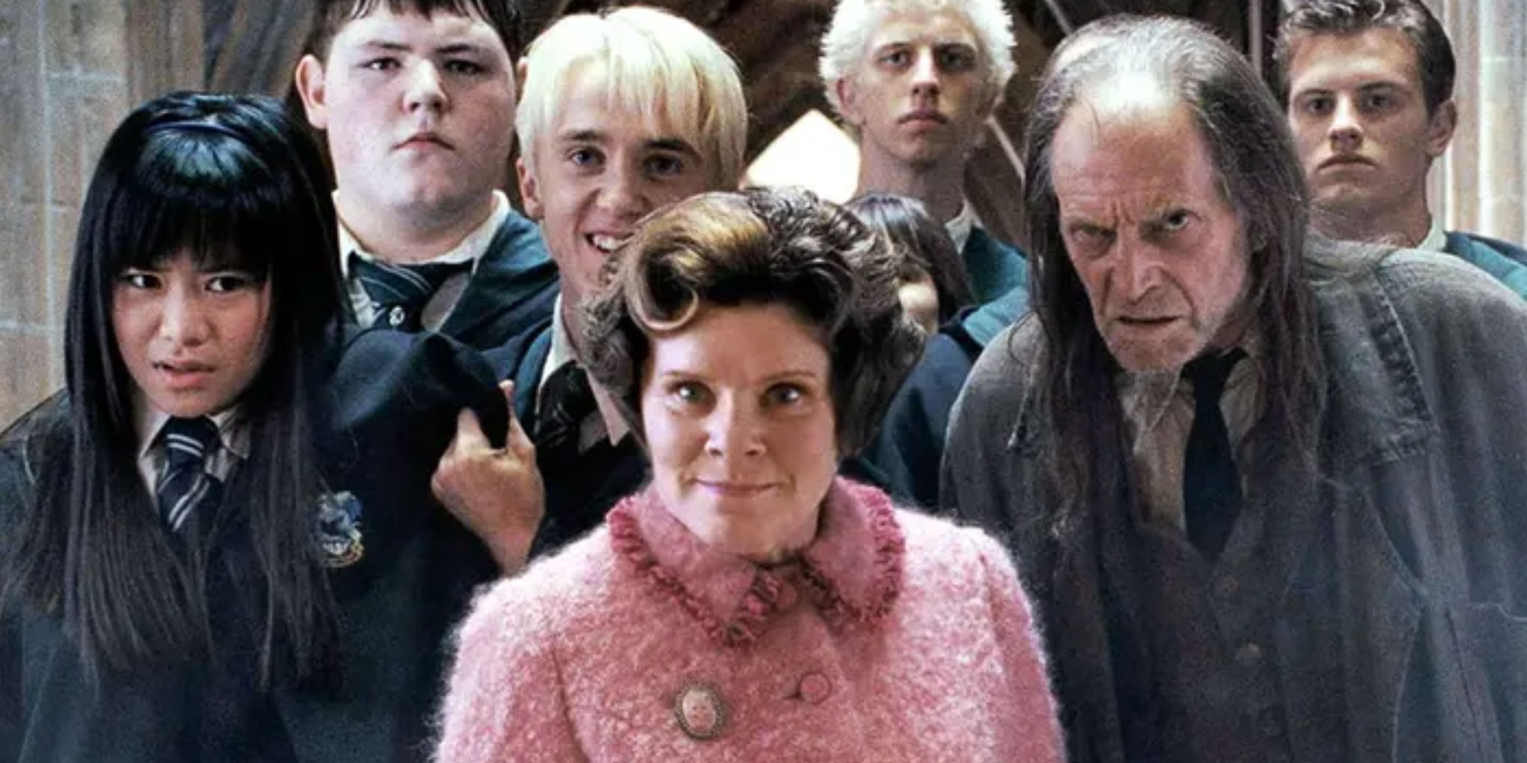 Umbridge and her Inquisitorial Squad in Harry Potter and the Order of the Phoenix