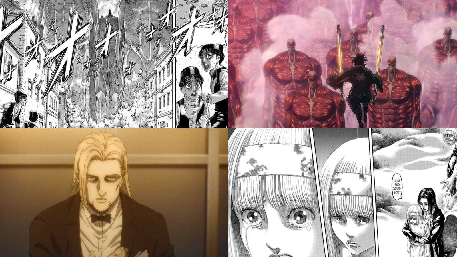 Key moments of the rumbling 