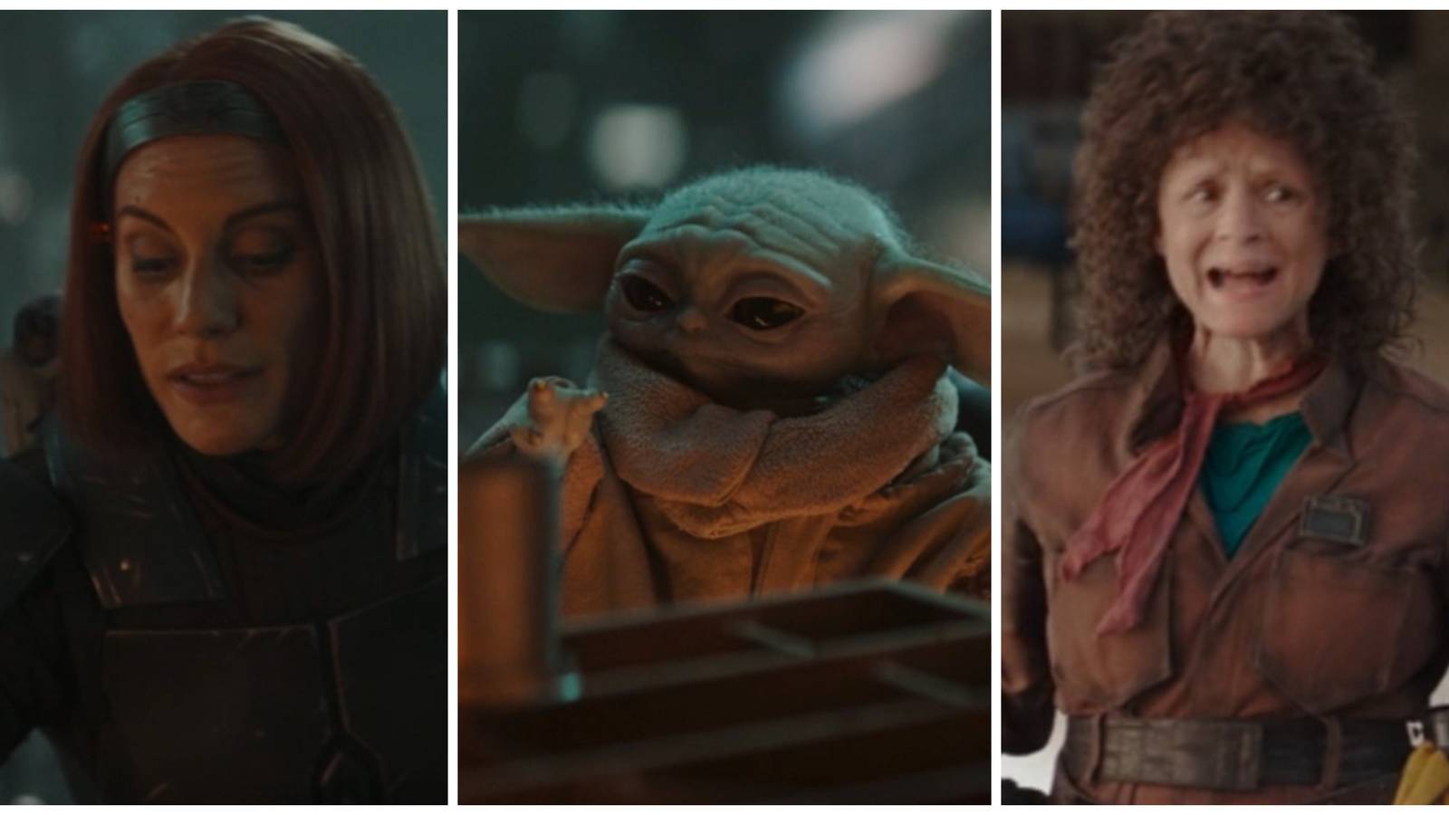 bo-katan, grogu, peli from the mandalorian 