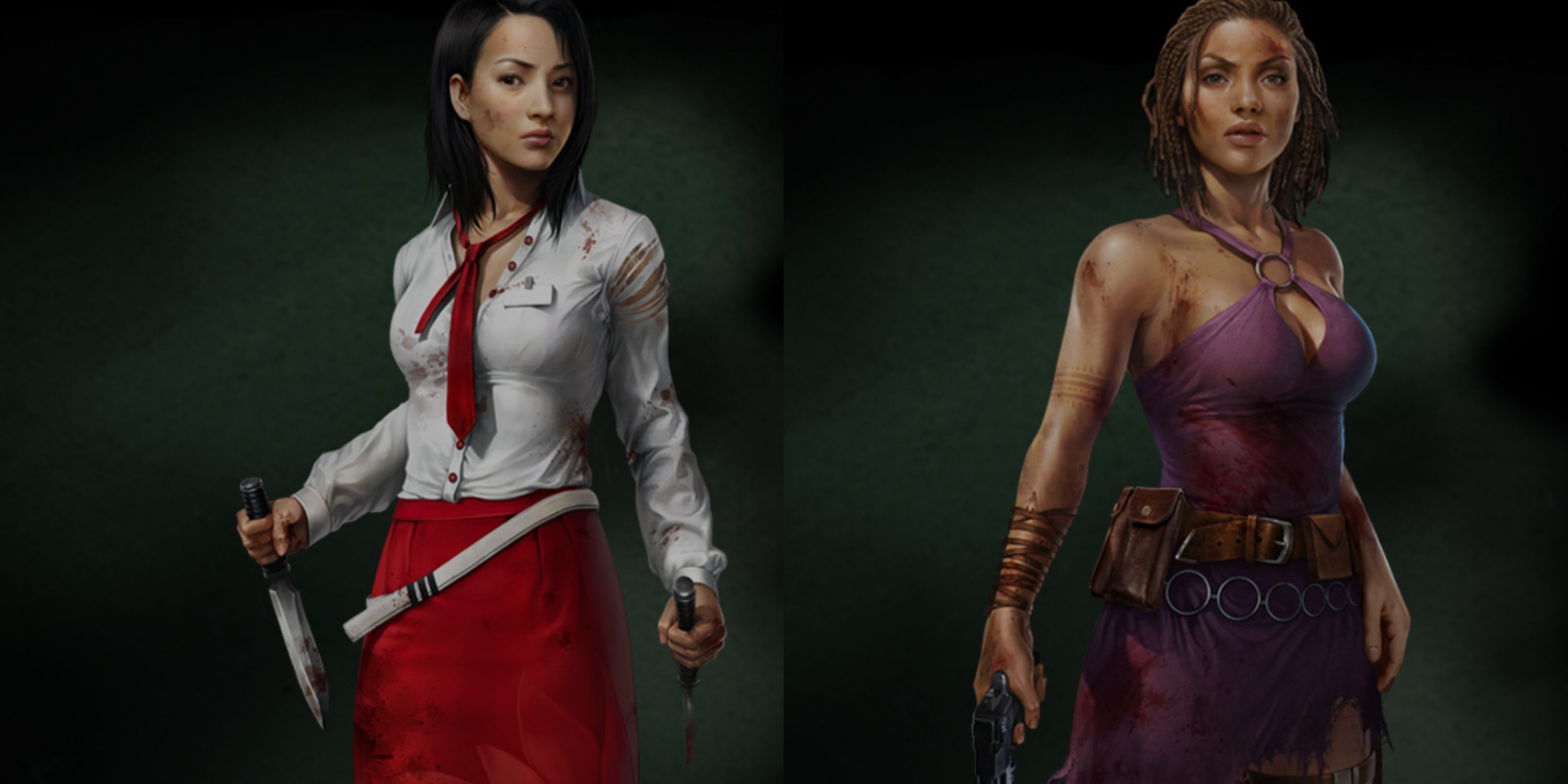 Two of the four playable "Heroes" from Dead Island