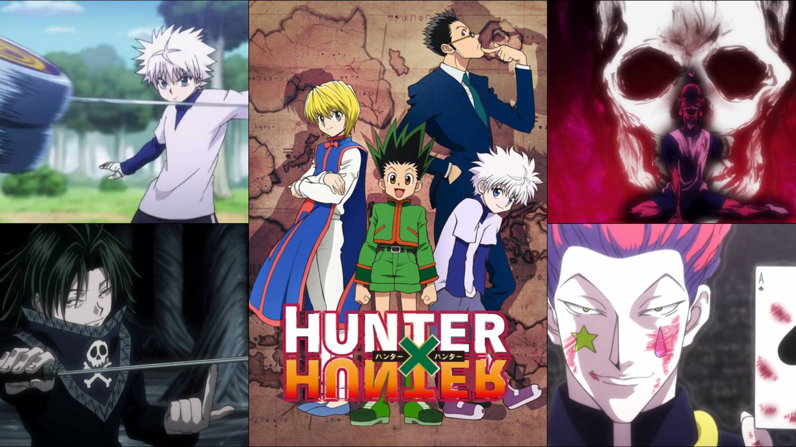 Cast members with their weapons