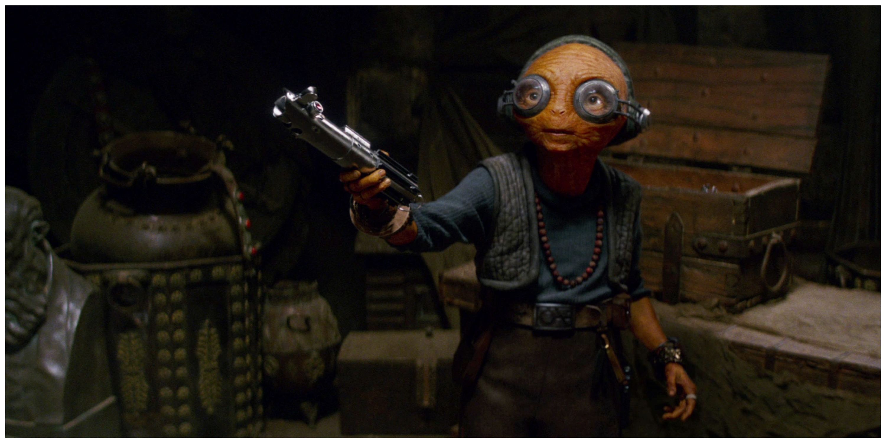 Maz Kanata in Star Wars: Episode VII The Force Awakens