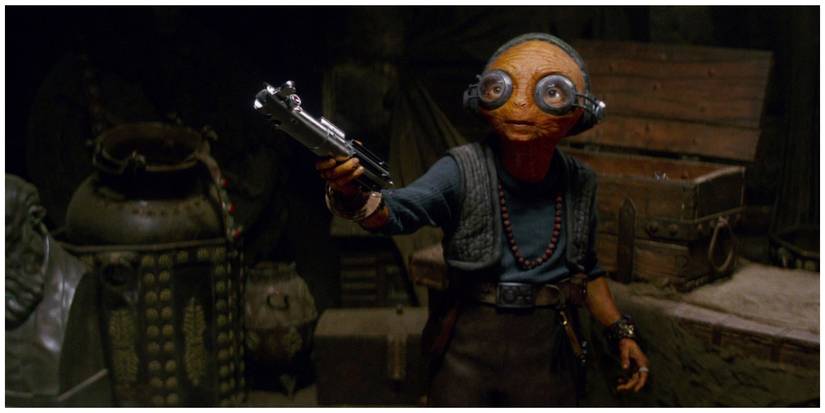 Maz Kanata in Star Wars: Episode VII The Force Awakens