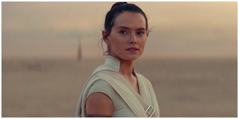 Rey in Star Wars: The Force Awakens