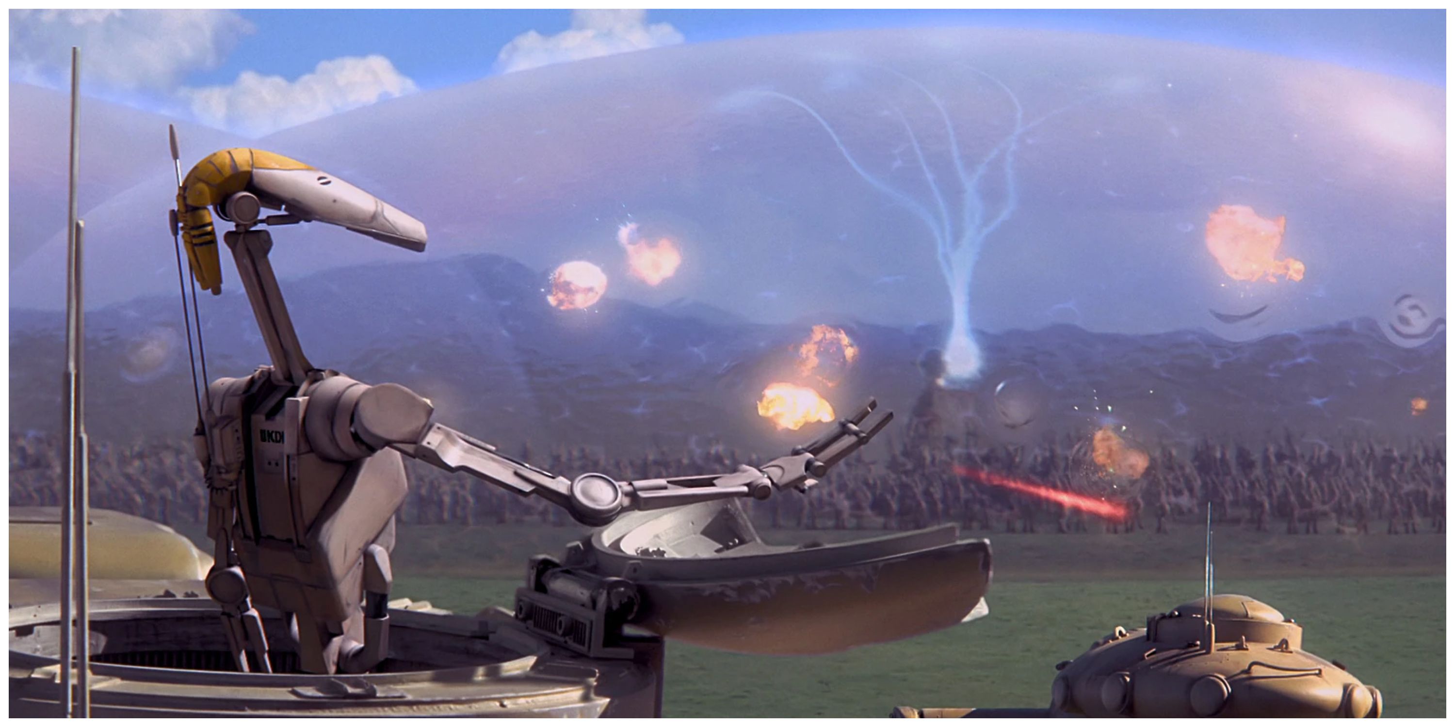 The Battle of Naboo in Star Wars Episode I: The Phantom Menace