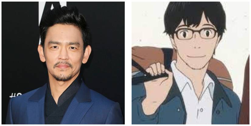 John Cho and The Father In Mirai