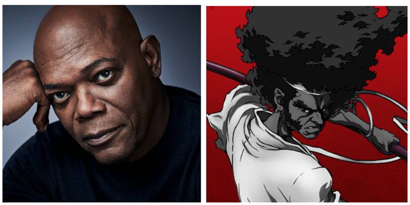 Samuel L. Jackson And Afro Samurai In Afro Samurai