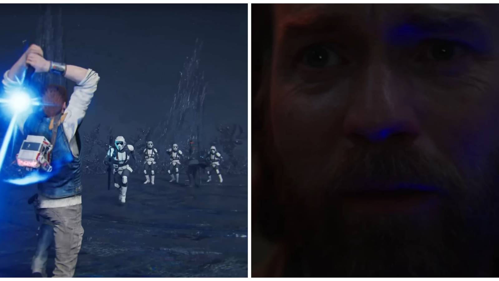 Cal Kestis and Obi-Wan Kenobi