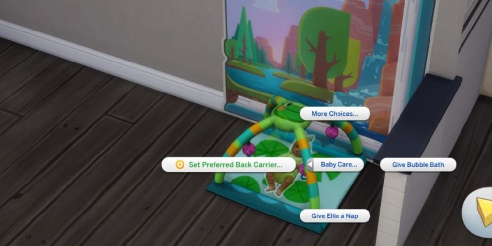 setting preferred back carrier sims 4