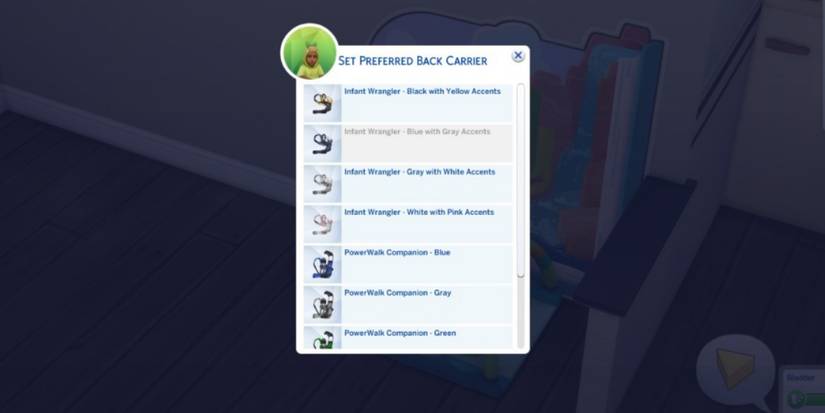 selecting a back carrier for infant