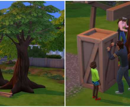 how to build a treehouse in-game