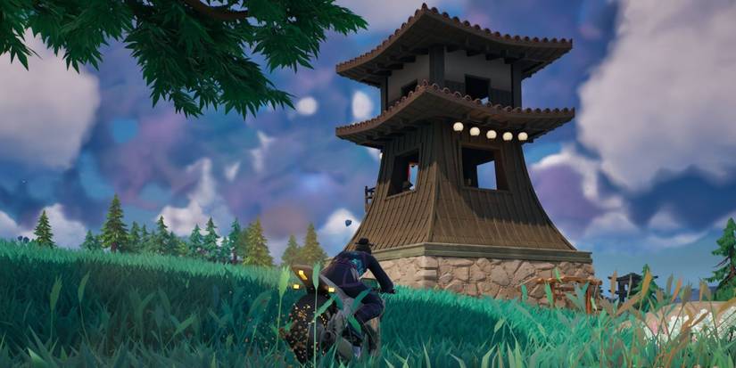 visiting lighthouse on bike