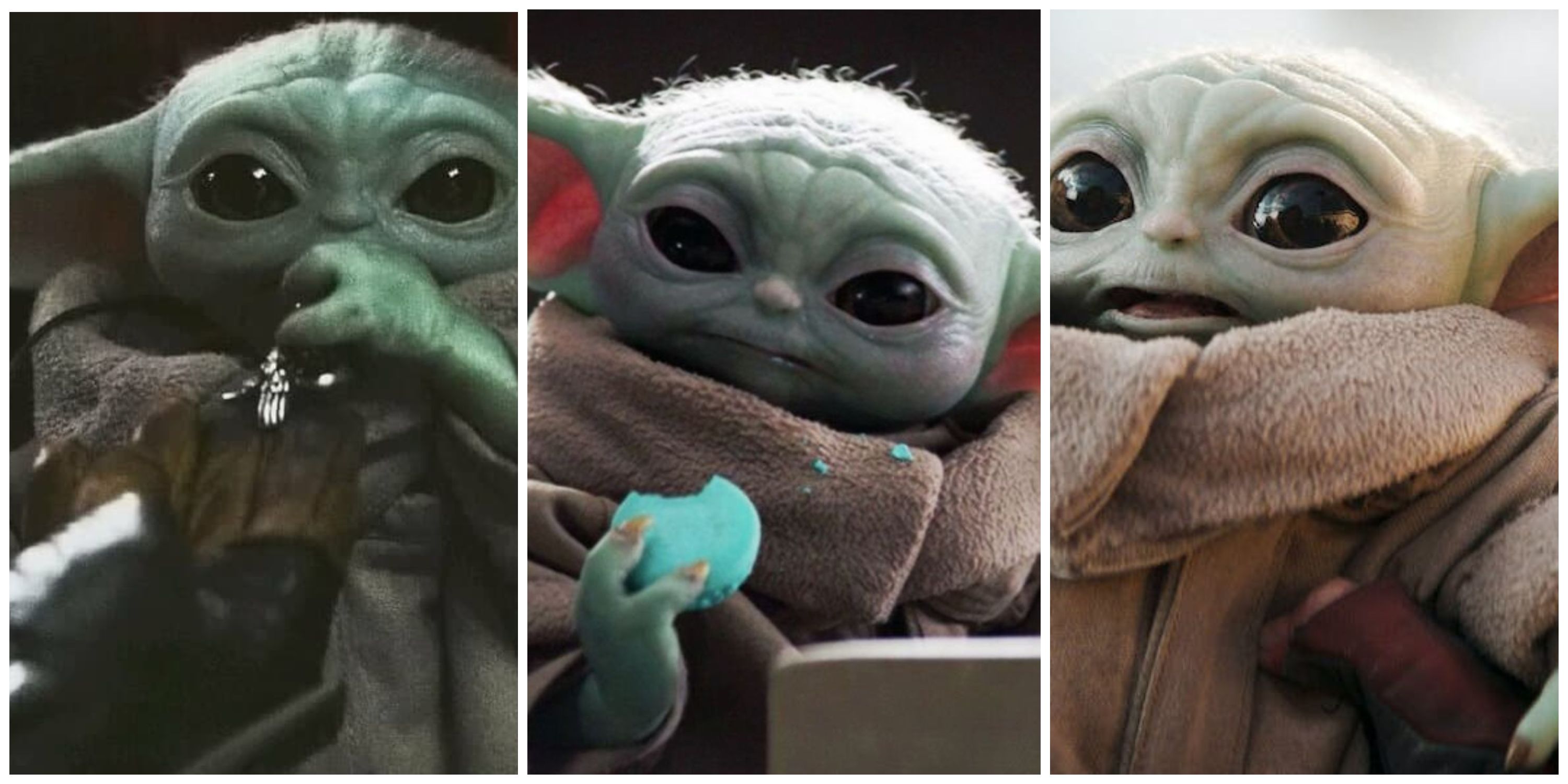 cute pictures of grogu/baby yoda
