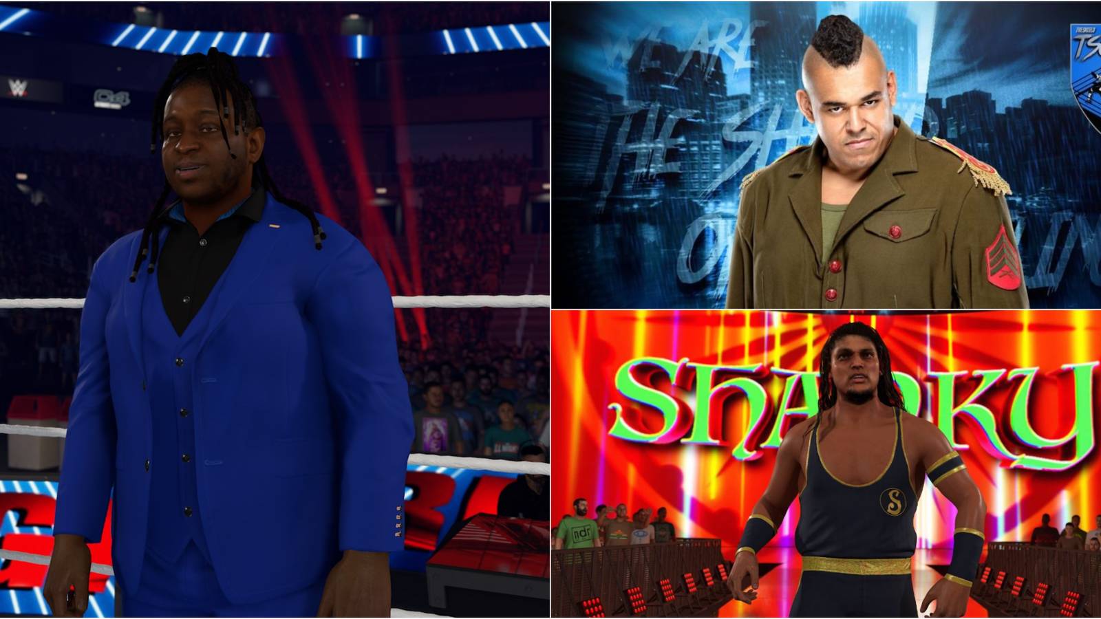 reggie, comander azeez and shanky