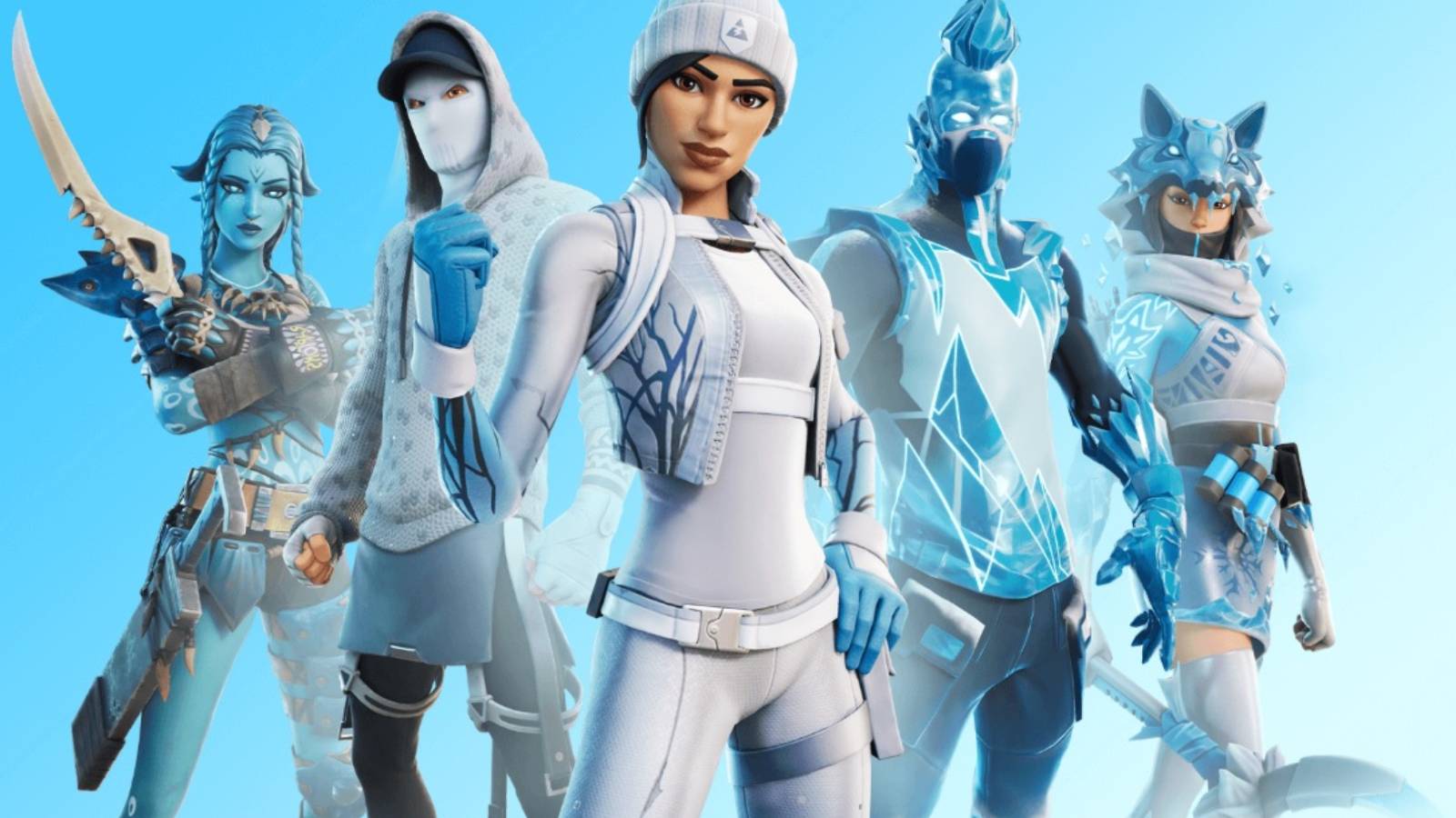 winter skins promo for fortnite creative