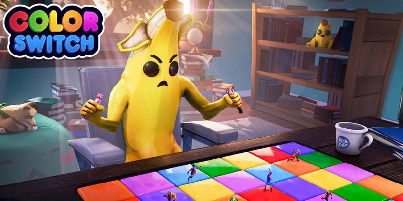 promotional image for color switch fortnite creative 2.0 game