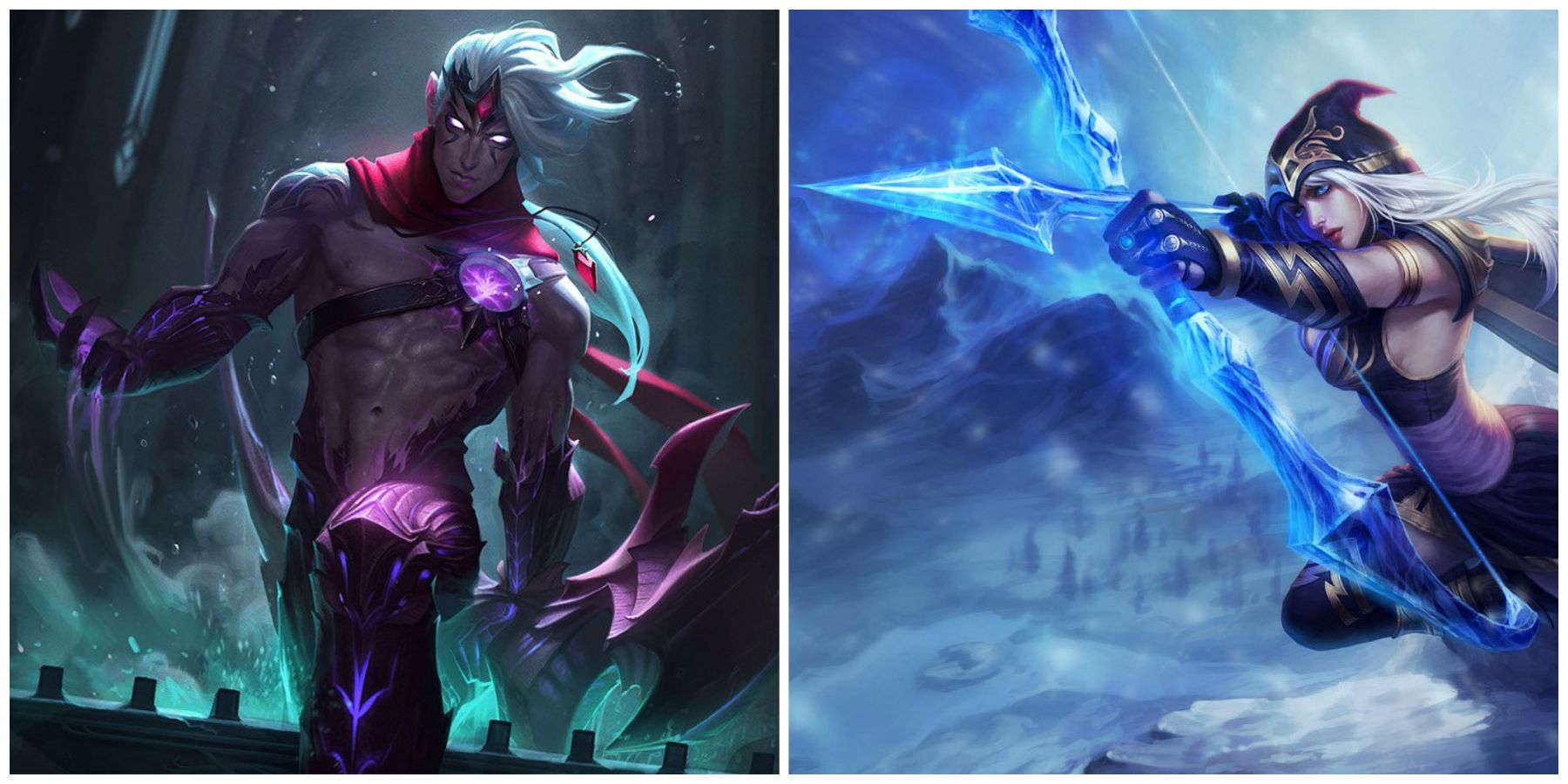 Ashe & Varus With Their Bows
