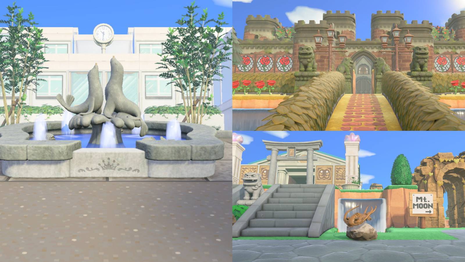 acnh pokemon and disney towns