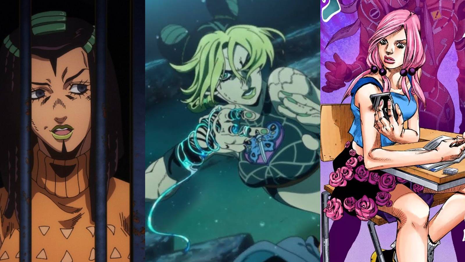 Jolyne Ermes and Yasuho 