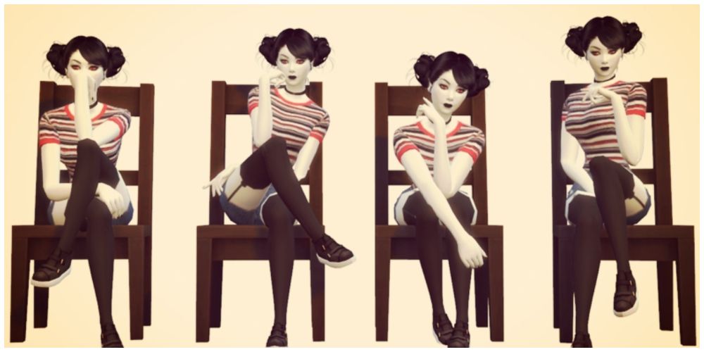 15 Sitting Poses mod for The Sims 4