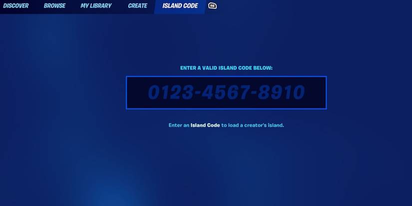 how to insert island code creative fortnite
