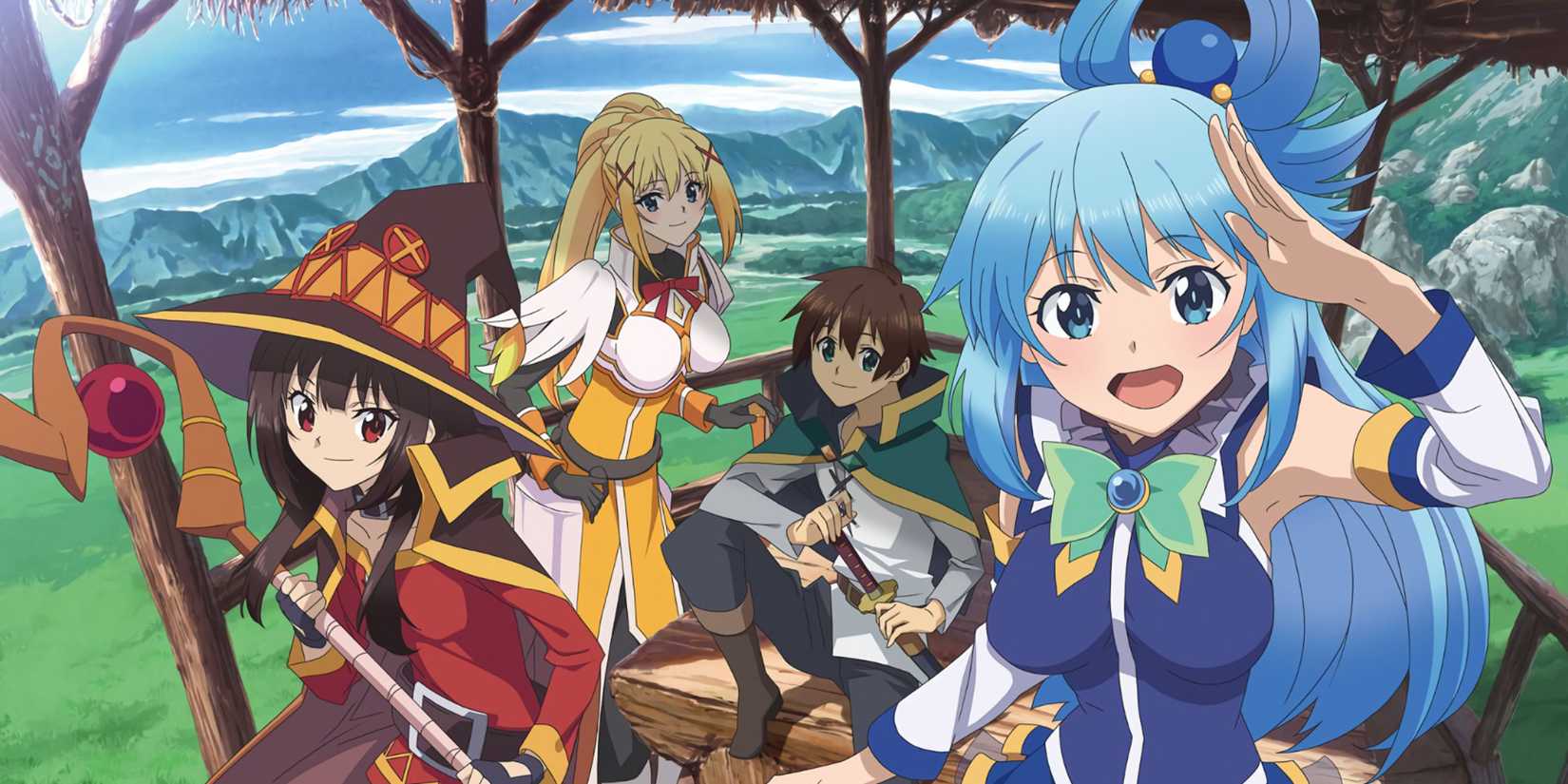 konosuba statistics chart characters