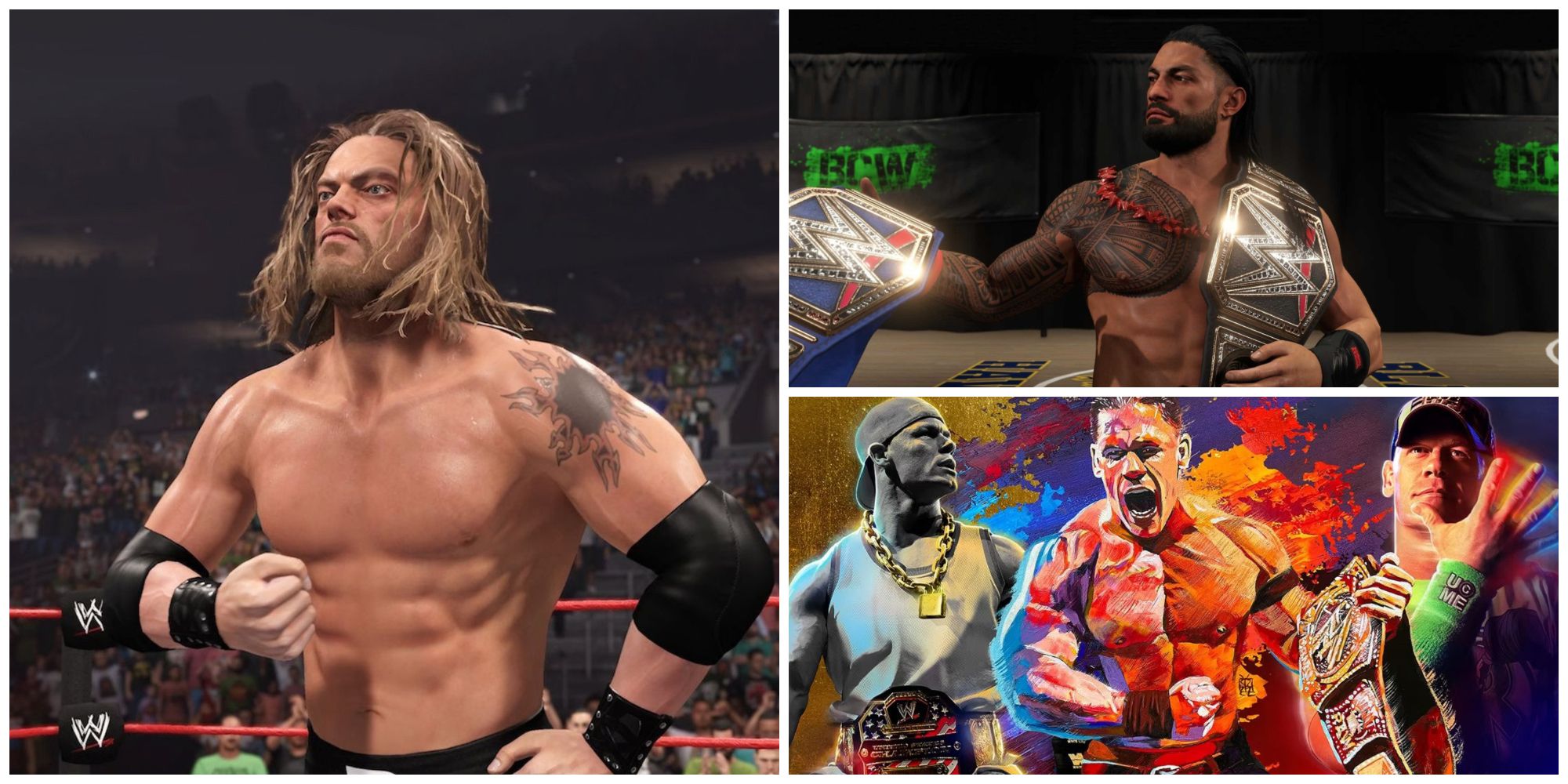 WWE 2K22 vs WWE 2K19 Mods - Graphics comparison 