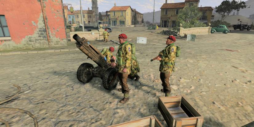 CoH 3 British Forces Commandos Howitzer