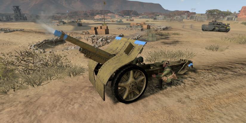 CoH 3 Deutsches Afrikakorp Howitzer