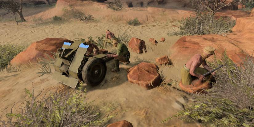 CoH 3 Deutsches Afrikakorp Support Gun