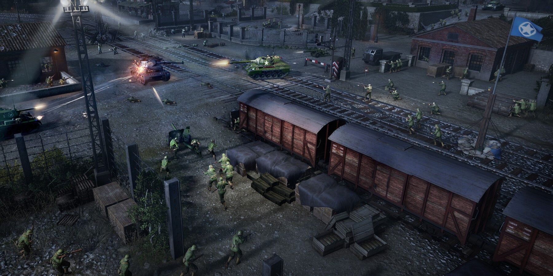 CoH 3 US Forces Night Attack