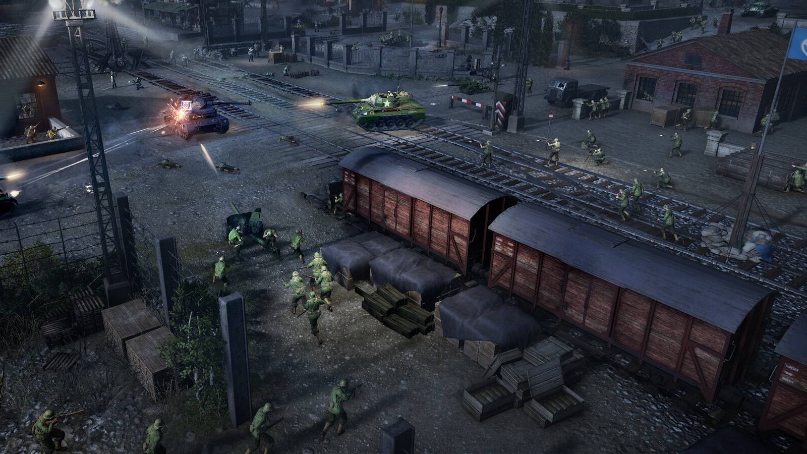 CoH 3 US Forces Night Attack
