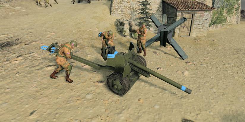 CoH 3 US Forces paradropped AT gun