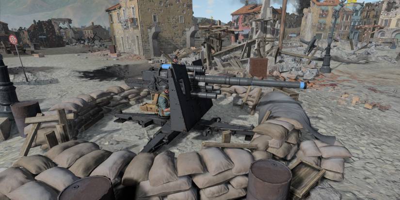 CoH 3 Wehrmacht Flak 36 Emplacement