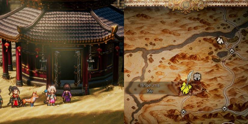 Ku and the Five-Tiered Tower in Octopath Traveler 2 