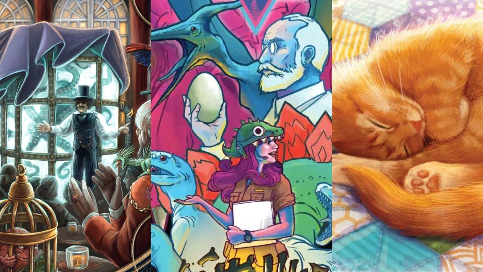 cover of Carnival of Monsters, cover of Dinosaur Island, cover of Calico