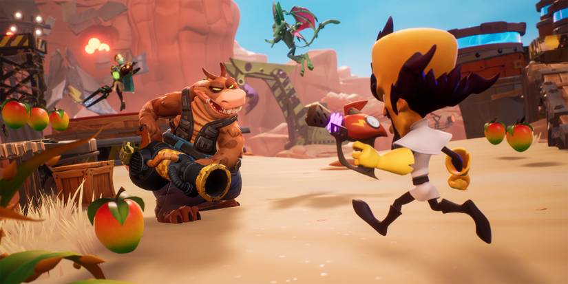 crash team rumble canyon close-up