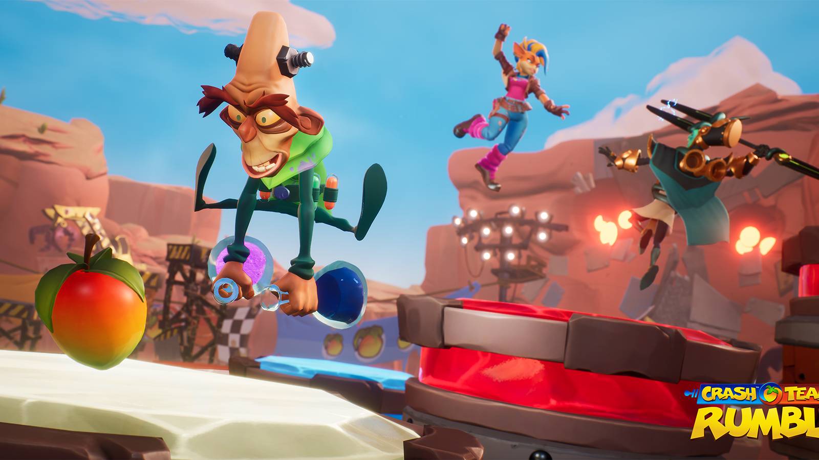 crash team rumble screenshot with logo