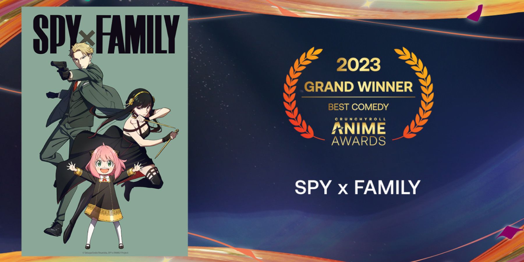 Cruncyroll's 7th Anime Awards 2022 Best Comedy SPY x FAMILY