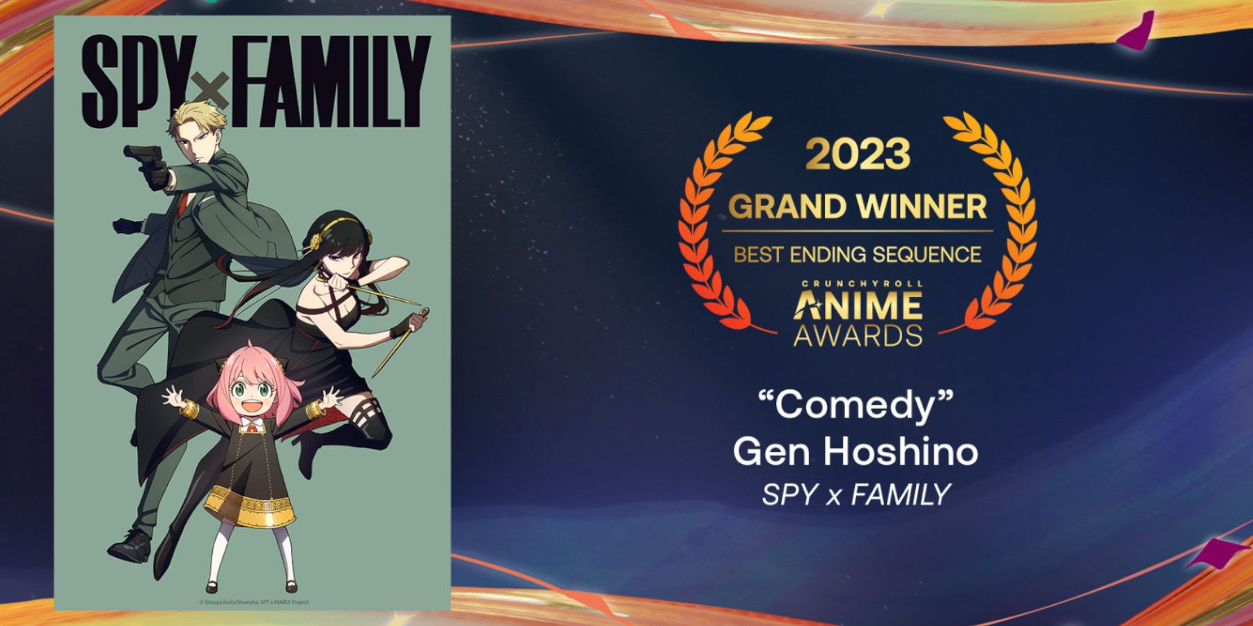 Cruncyroll's 7th Anime Awards 2022 Best Ending Sequence SPY x FAMILY