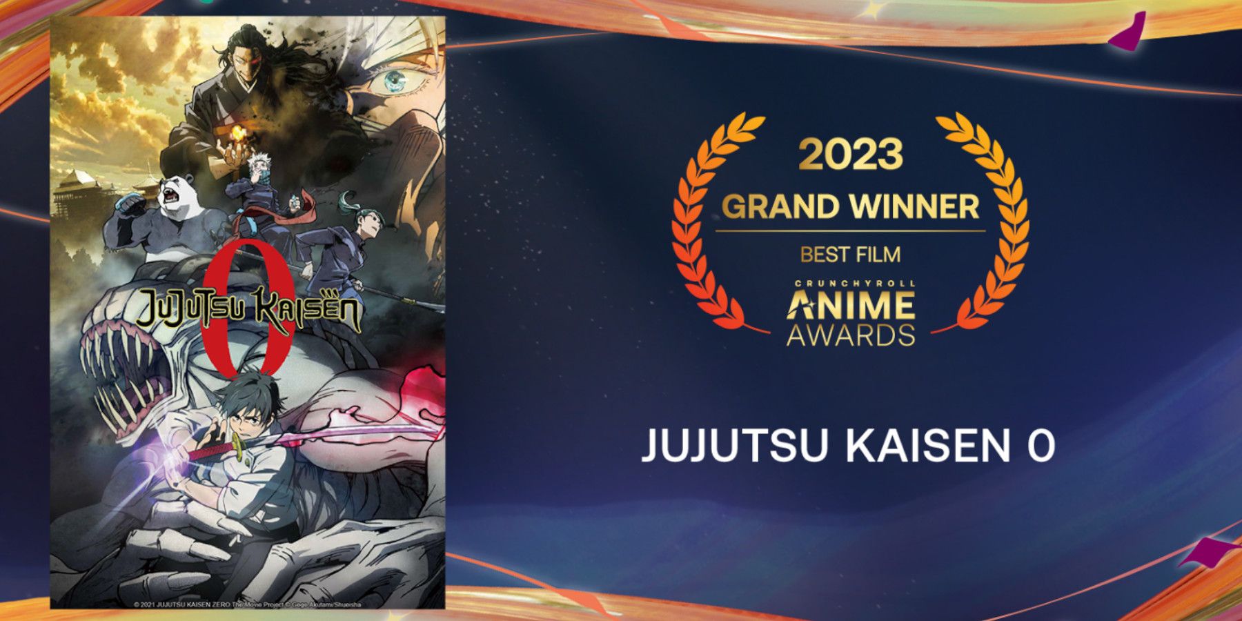 Cruncyroll's 7th Anime Awards 2022 Best Film Jujutsu Kaisen 0