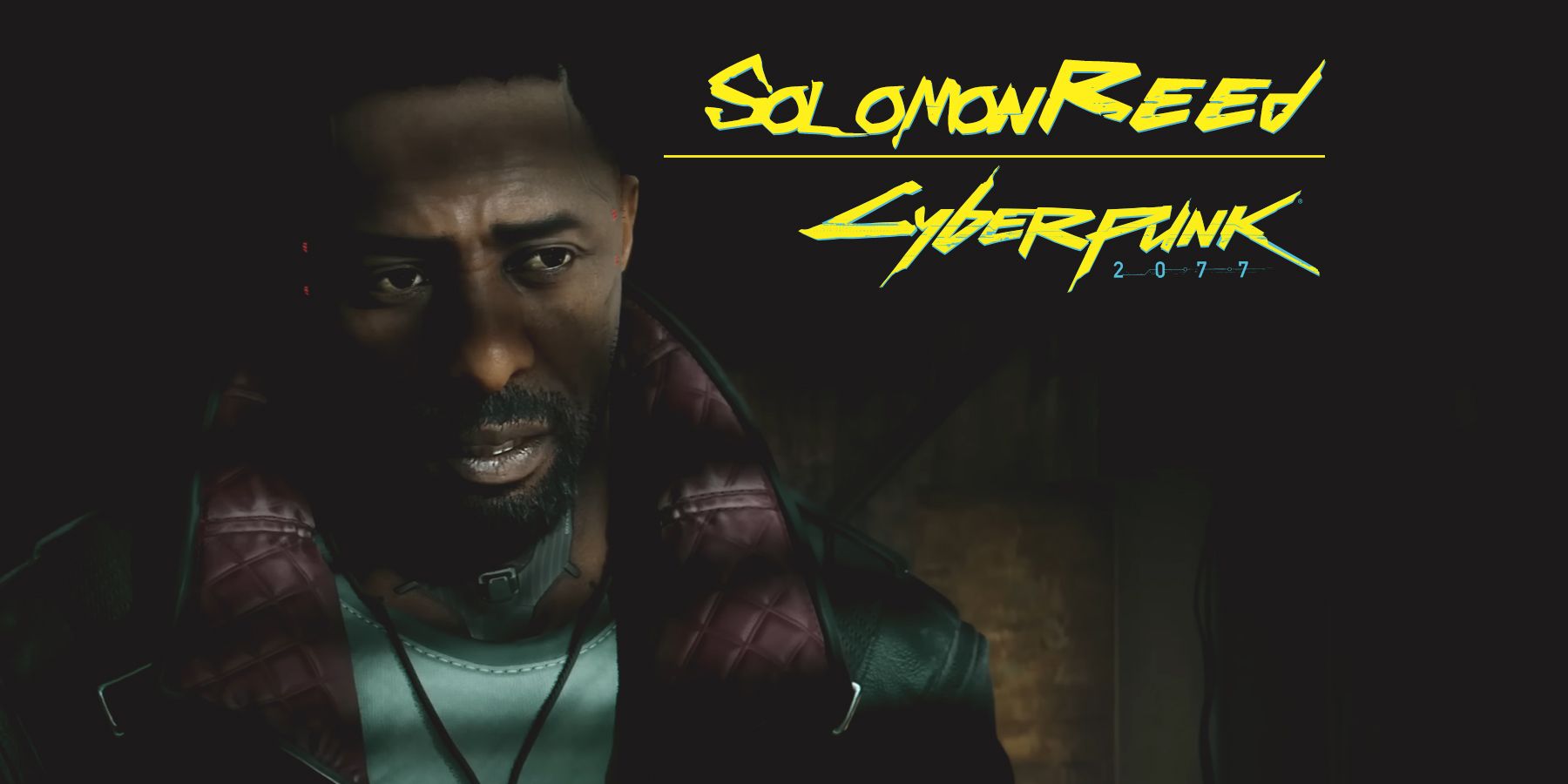 Cyberpunk 2077 Idris Elba as Solomon Reed GR name card