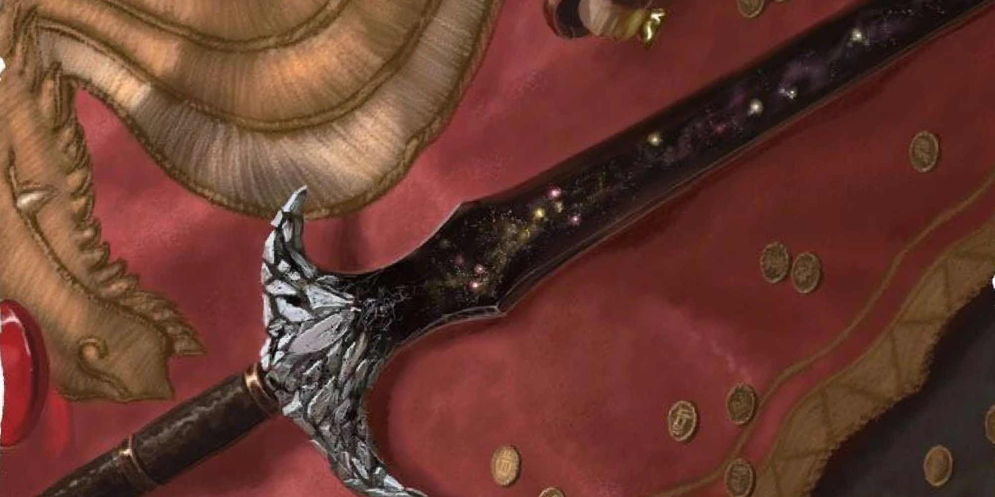 The famed sword Blackrazor, a sword of glowing black