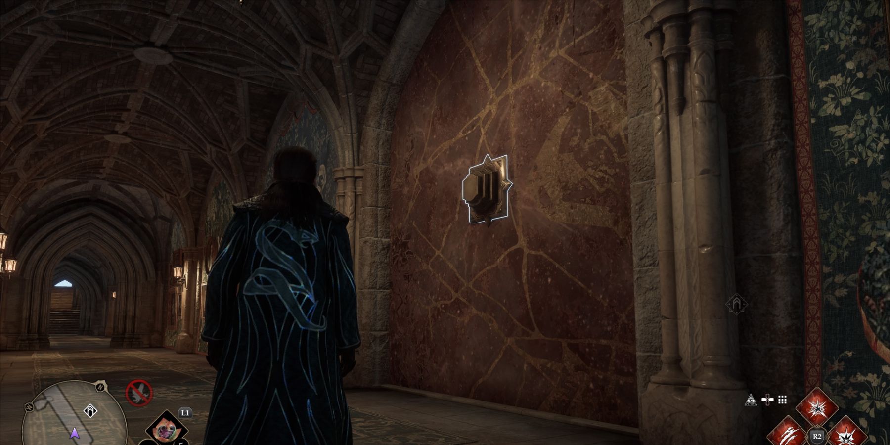 The entrance to Depulso Puzzle Room 1 in Hogwarts Legacy