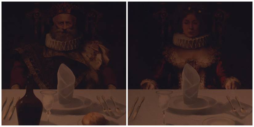 The Dining Hall portraits in Resident Evil 4 Remake