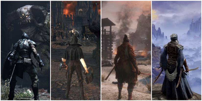 Dark Souls, Bloodborne, Sekira, and Elden Ring