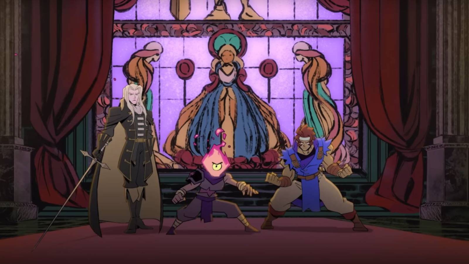 Dead-Cells-Castlevania-Richter-Belmont-Alucard