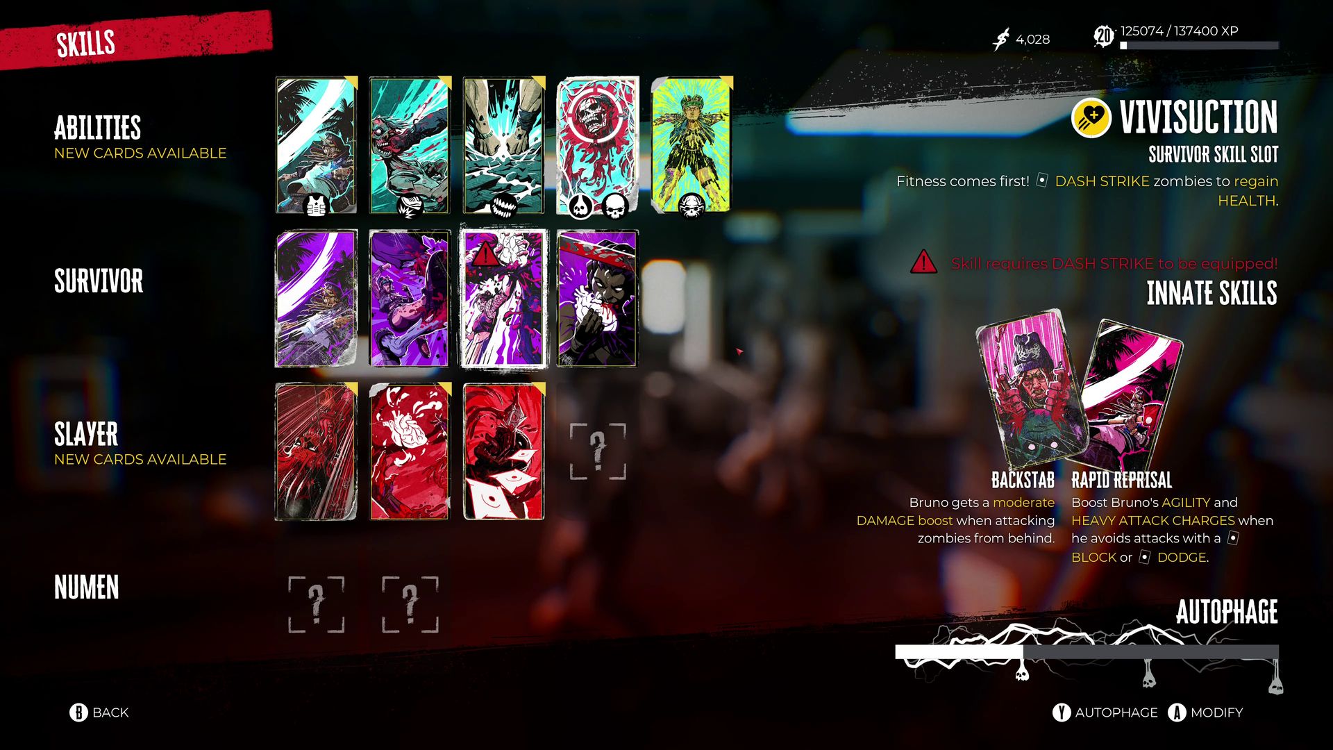 Dead Island 2 Card Skills